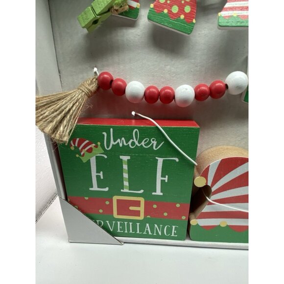 Elf Mini 5 MDF Decor Under Surveillance Table Scape Shelf Ideas Village Garland - Picture 12 of 13